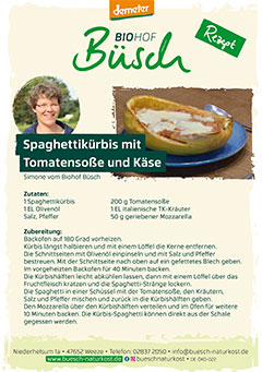 Biohof Büsch - Unsere Rezepte